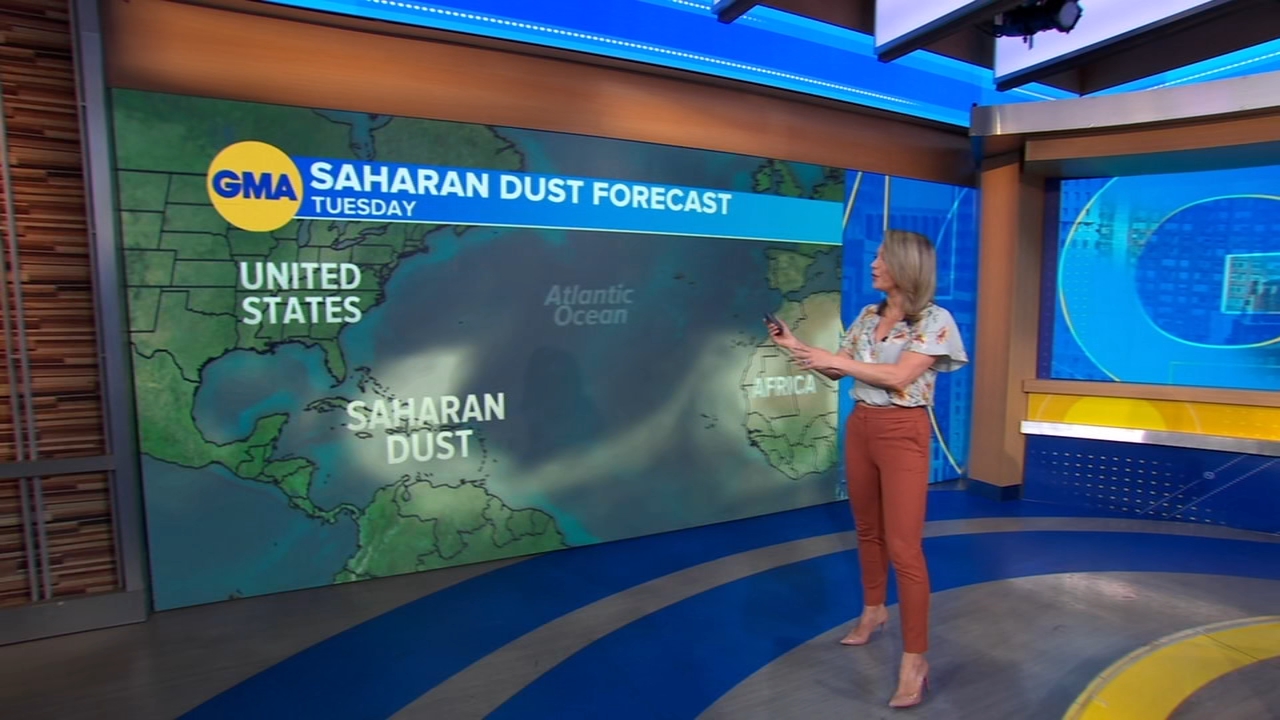Forecasters say the plume is expected to hit Florida, Louisiana, Alabama and Mississippi late this week and into the weekend.